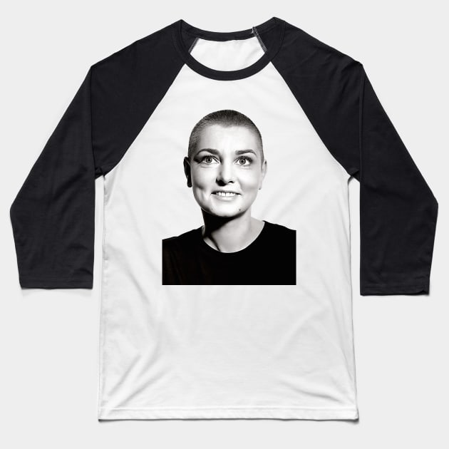 Sinéad O'Connor Retro Aesthetic Fan Gift Design Baseball T-Shirt by feck!